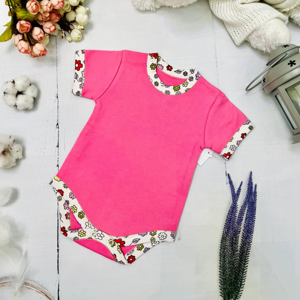 Полукомбинезон - боди для новорожденного из натурального хлопка Bebika (20/18-1)